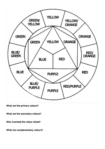 Colour Theory (3 lessons, 2 homeworks and 1 quiz) | Teaching Resources