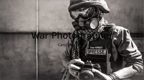 War Photographer - Carol Ann Duffy