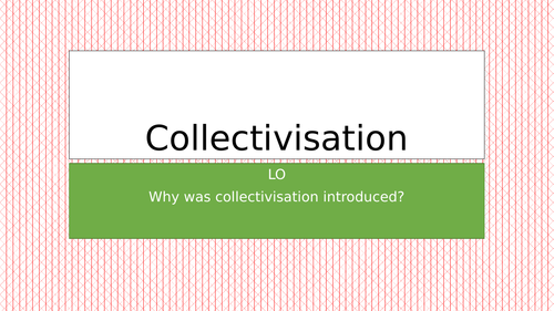 Stalin: Collectivisation