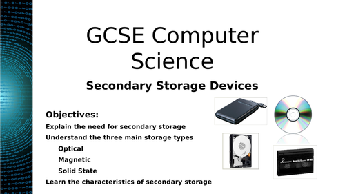 Explain secondary hot sale storage devices