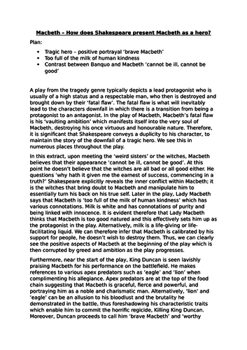 Macbeth from hero to murdereth essay 07 image