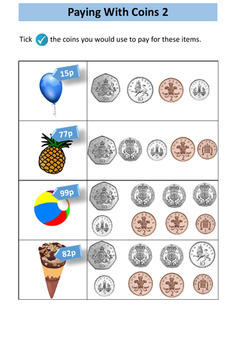 Money Year 3 Worksheets - White Rose Maths 