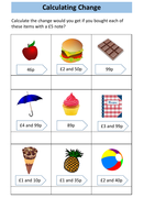 calculating change from ps5 worksheet year 3 maths teaching resources