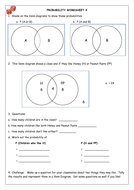Probability: Revision and Consolidation Worksheets by KnowntoWork