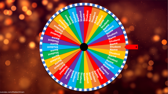 Random Spinning Name Selector Wheel Of Fortune Teaching Resources
