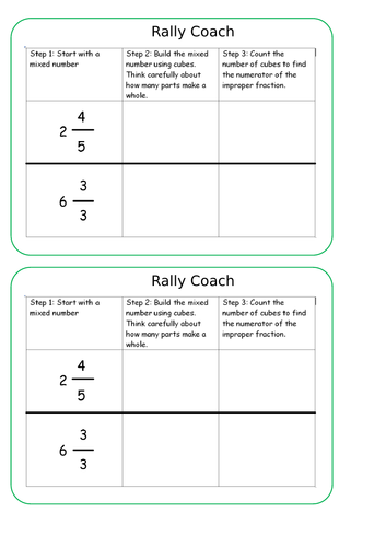 Fractions Spring Block 2 First 5 Small Steps : Year 5 Based On White 