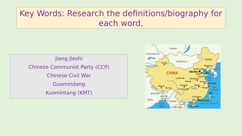 AQA Cold War Year 12 - Cold War in Asia lessons (12 lessons, resources ...