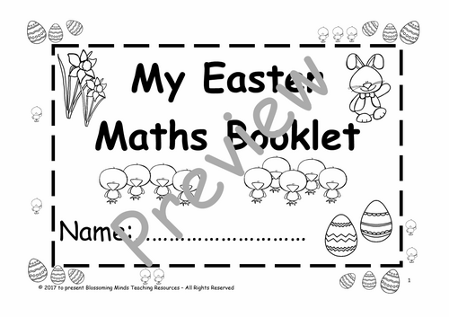 Year 1 Easter Maths Activity Booklet | Teaching Resources