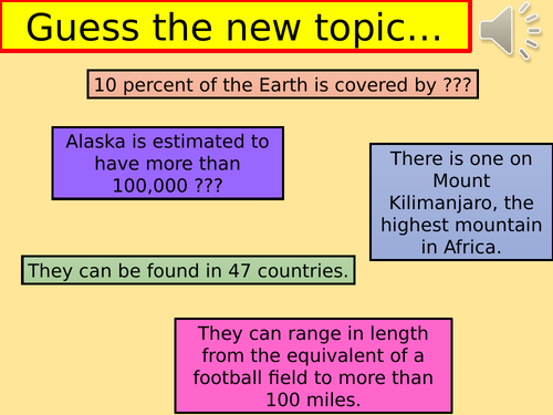 Glaciation - Lesson 1