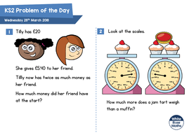 White Rose Maths - KS2 - Problems of the Day 2018 by WRMaths - Teaching ...