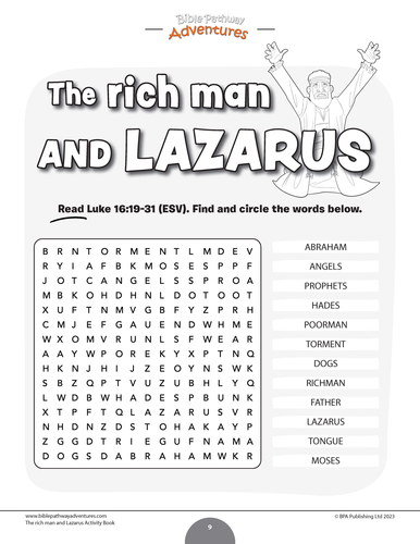 Bible Parable: The Rich Man and Lazarus | Teaching Resources