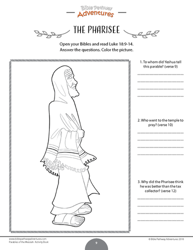 Bible Parable: Pharisee & the Tax Collector | Teaching Resources