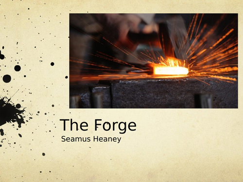 The Forge by Seamus Heaney- Poetry Analysis (CCEA A Level)