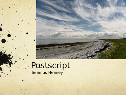 Postscript by Seamus Heaney- Poetry Analysis (CCEA A Level)