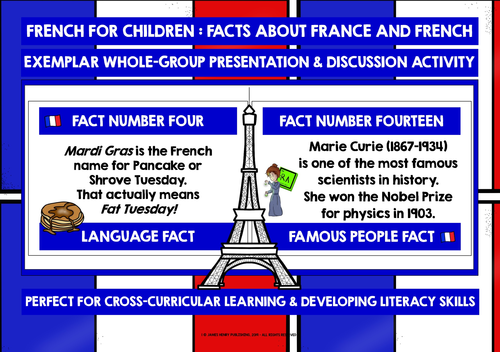 FRENCH FACTS ABOUT FRANCE #2 | Teaching Resources