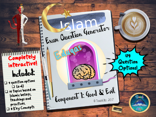 Islam - Good Vs Evil 9-1 Exam Question Practice | Teaching Resources