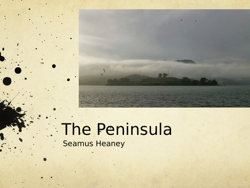 The Peninsula by Seamus Heaney- Poetry Analysis (CCEA A Level)
