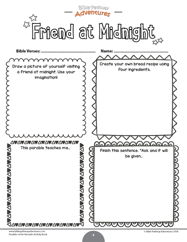 Bible Parable: The Friend at Midnight | Teaching Resources