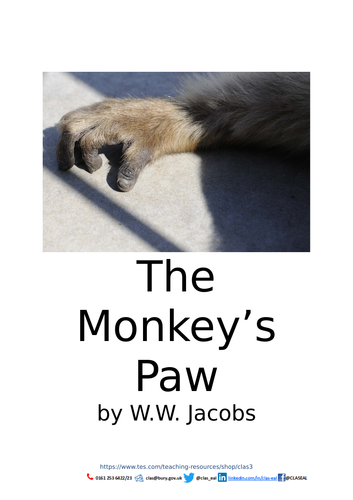 The Monkey s Paw Illustrated Summary Story Board Sequencing Independent Writing Teaching 