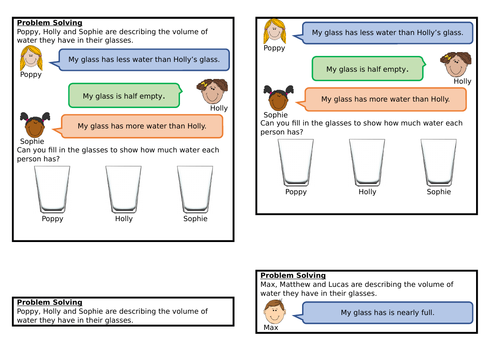 Introducing capacity, Spring Block 4, Year 1