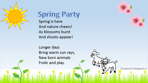 spring poems for kids