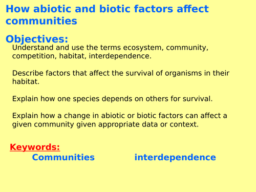 AQA Biology New GCSE (Paper 2 Topic 3) – Ecology (4.7) TRILOGY ONLY