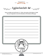 Ten Plagues: creative writing & coloring workbook | Teaching Resources