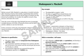 edexcel igcse english literature macbeth coursework