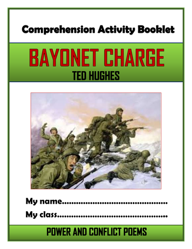 Bayonet Charge Comprehension Activities Booklet!