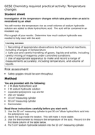 AQA Trilogy / Chemistry - Required Prac - Temperature Change | Teaching ...