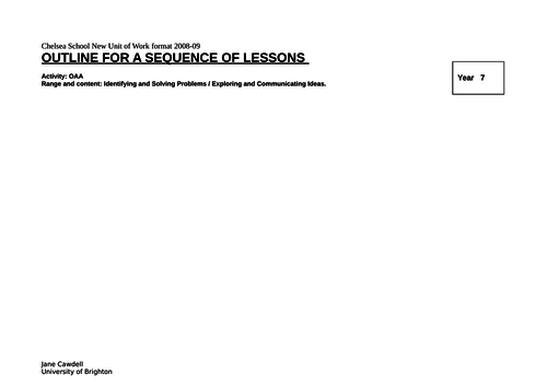 Outdoor Education(OAA) Schemes of Work KS2-KS3 | Teaching Resources
