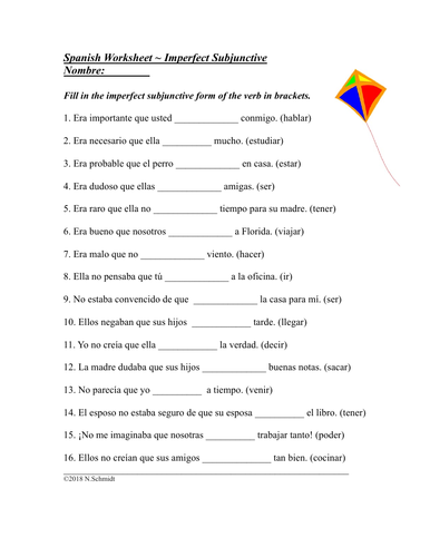 Imperfect subjunctive spanish 2025 games