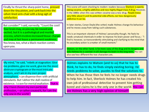 The Sign of Four Chapter One | Teaching Resources