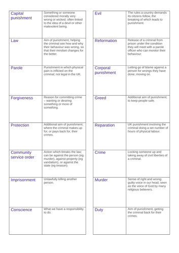 9-1 AQA Religious Studies A- Key word dominos for themes Paper 2 ...