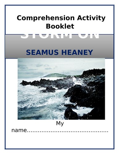 Storm on the Island - Comprehension Activities Booklet!