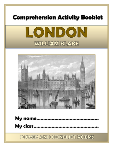 London - William Blake - Comprehension Activities Booklet!