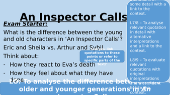 an inspector calls old vs young essay