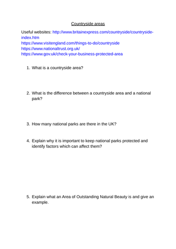 BTEC Travel and Tourism Unit 2 Learning Aim A Lesson | Teaching Resources