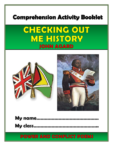 Checking Out Me History Comprehension Activities Booklet!