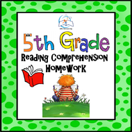 5th Grade Reading Comprehension Homework | Teaching Resources