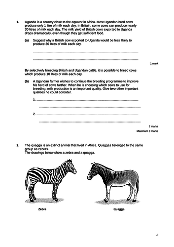 Cloning Full Lesson Levels 9-1 | Teaching Resources