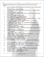 Cheaters-Dishonesty Multiple Choice Worksheet | Teaching Resources