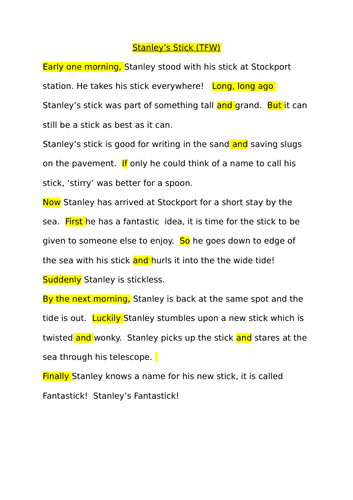 Stanley's Stick TFW year 1 Planning and Resources | Teaching Resources