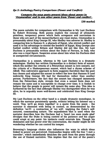 Ozymandias structure analysis picture