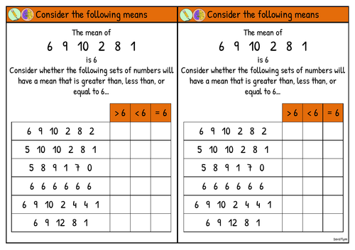 Mean reasoning questions - Free Mastery Resource | Teaching Resources