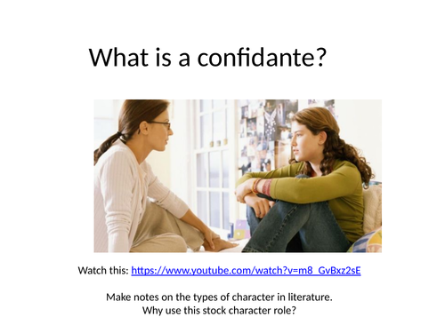 IB/ A level English Literature A Doll's House Act 1 - the confidante ...