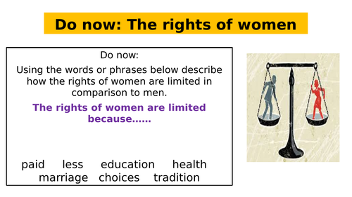 The Rights of Women