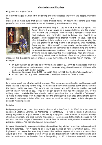 *Updated* King John I, Revolting Barons and the Signing of Magna Carta ...