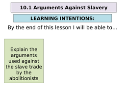 arguments for and against slavery
