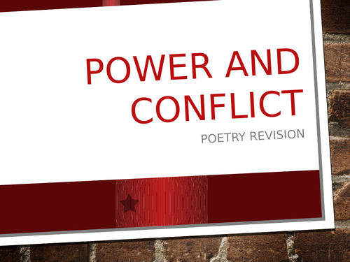 power and conflict poetry Exposure/ Kamikaze revision summaries ...